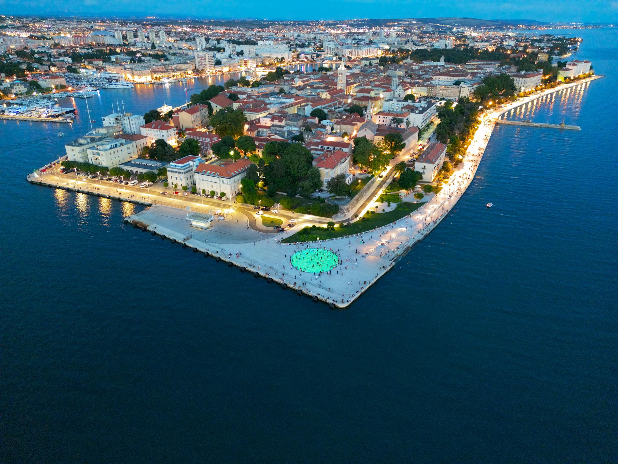 Aerial View on Zadar, Croatia