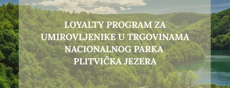 Nacionalni park Plitvička jezera brine o umirovljenicima: Loyalty program za povoljniju kupovinu