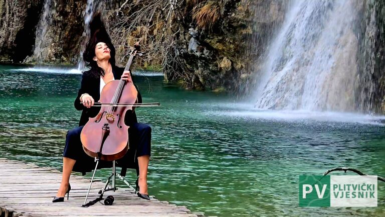Ana Rucner na Plitvičkim jezerima uz zvuke violončela: Glazba i priroda