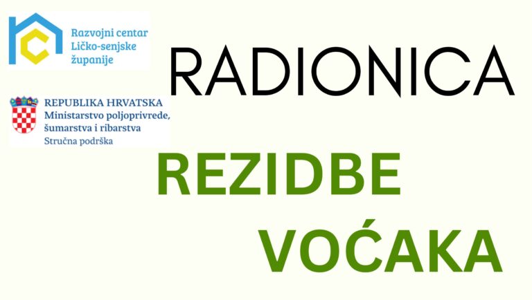 Razvojni centar Ličko senjske županije organizira radionicu rezidbe voćaka