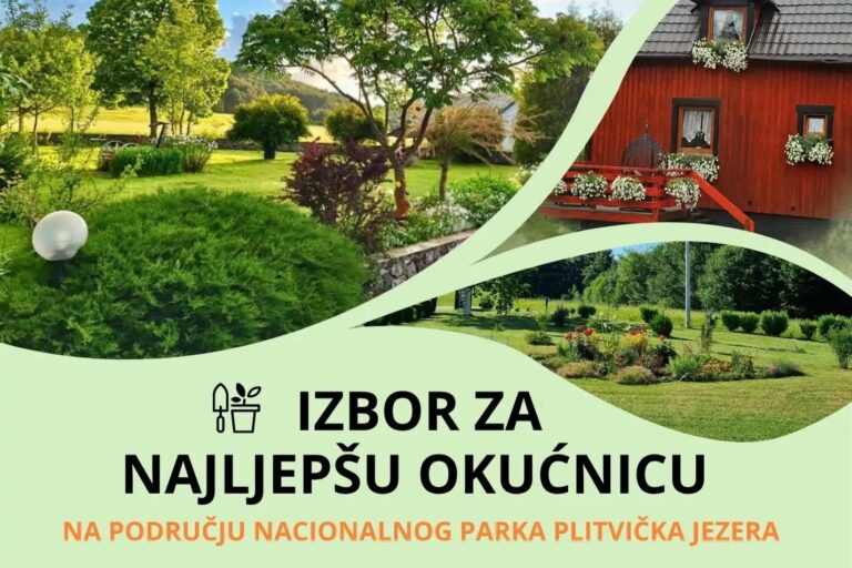 Nacionalni park Plitvička jezera bira najljepše okućnice, vrtove, balkone i terase