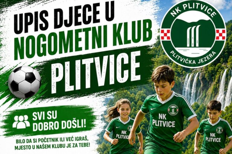 Roditelji, pažnja: NK Plitvice upisuje djecu u tri dobne kategorije